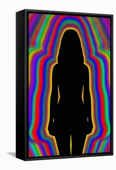 Female Identity, Conceptual Image-Victor De Schwanberg-Framed Premier Image Canvas