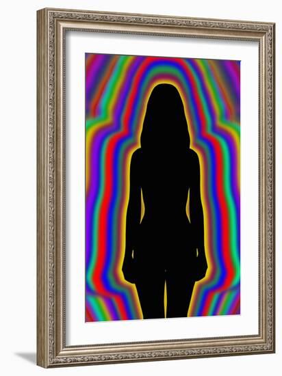 Female Identity, Conceptual Image-Victor De Schwanberg-Framed Photographic Print