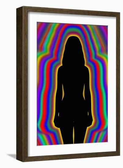 Female Identity, Conceptual Image-Victor De Schwanberg-Framed Photographic Print