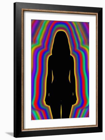 Female Identity, Conceptual Image-Victor De Schwanberg-Framed Photographic Print