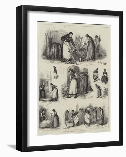 Female Labour in Germany-null-Framed Giclee Print
