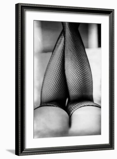 Female Legs in Tights-Rory Garforth-Framed Photographic Print