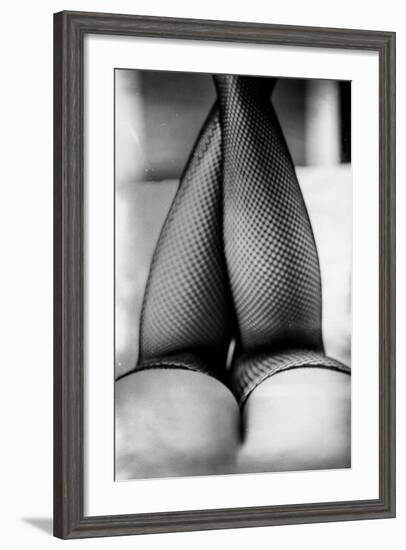 Female Legs in Tights-Rory Garforth-Framed Photographic Print