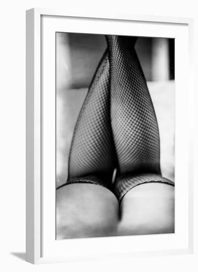 Female Legs in Tights-Rory Garforth-Framed Photographic Print