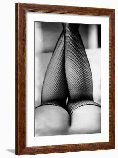 Female Legs in Tights-Rory Garforth-Framed Photographic Print