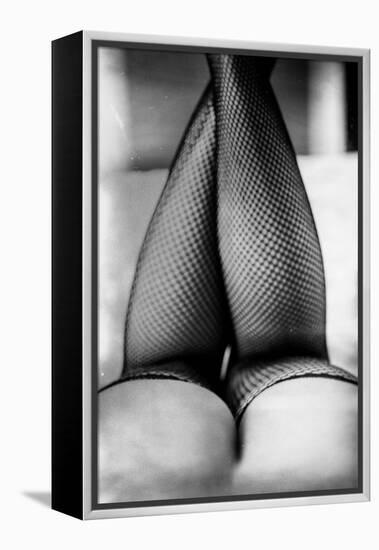 Female Legs in Tights-Rory Garforth-Framed Premier Image Canvas