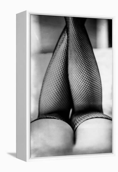 Female Legs in Tights-Rory Garforth-Framed Premier Image Canvas