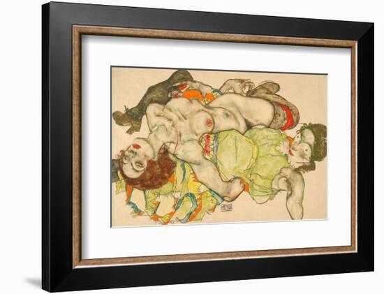 Female Lovers, 1915-Egon Schiele-Framed Art Print