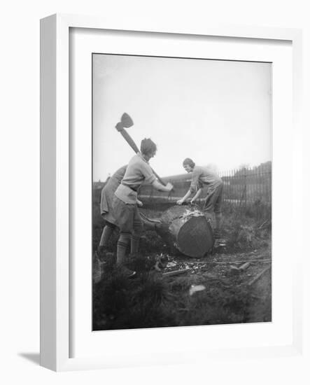 Female Lumberjacks!-null-Framed Photographic Print