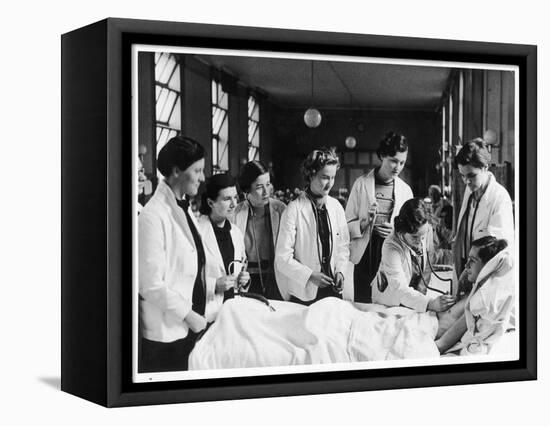 Female Medical Students-null-Framed Premier Image Canvas