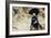 Female Model Wearing Black with Feathers-Luis Beltran-Framed Photographic Print