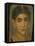 Female Mummy Portrait, from Thebes, 2nd Century-Roman Period Egyptian-Framed Premier Image Canvas