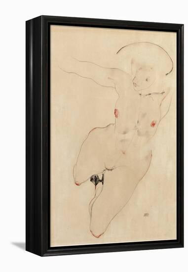 Female Nude, 1912-Egon Schiele-Framed Premier Image Canvas