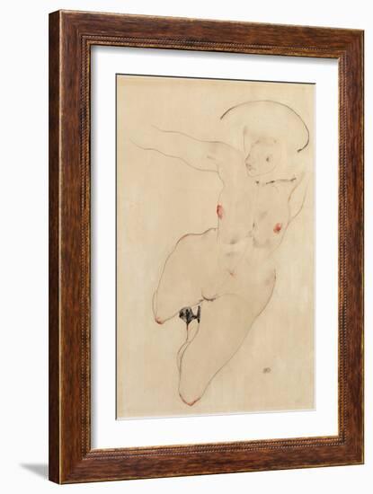 Female Nude, 1912-Egon Schiele-Framed Giclee Print