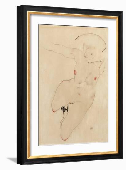 Female Nude, 1912-Egon Schiele-Framed Giclee Print