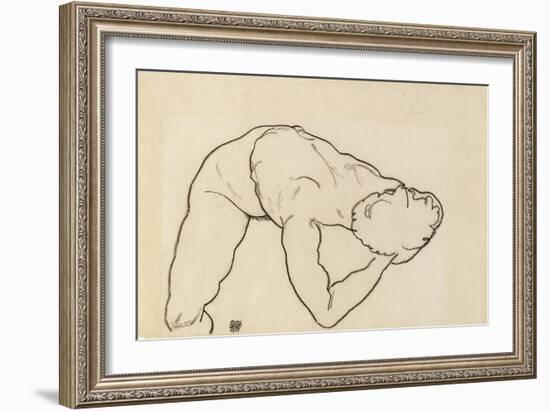 Female Nude, 1918-Egon Schiele-Framed Giclee Print