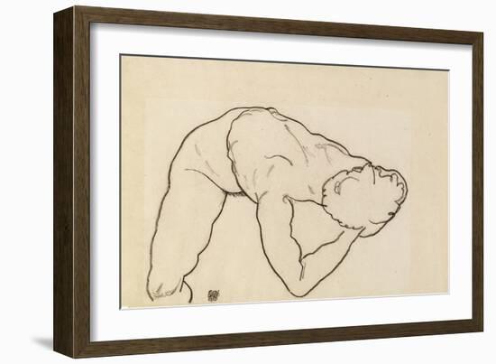 Female Nude, 1918-Egon Schiele-Framed Giclee Print