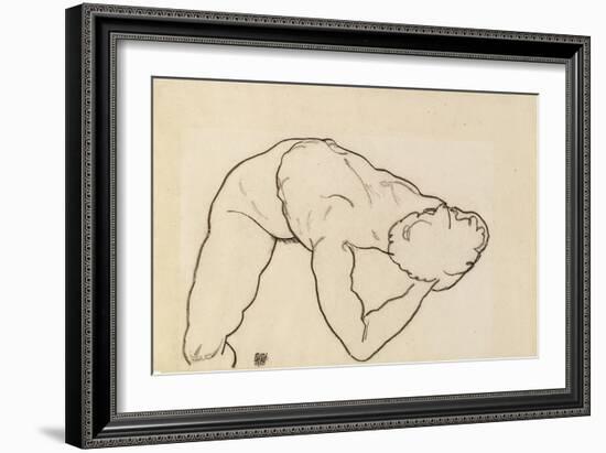 Female Nude, 1918-Egon Schiele-Framed Giclee Print