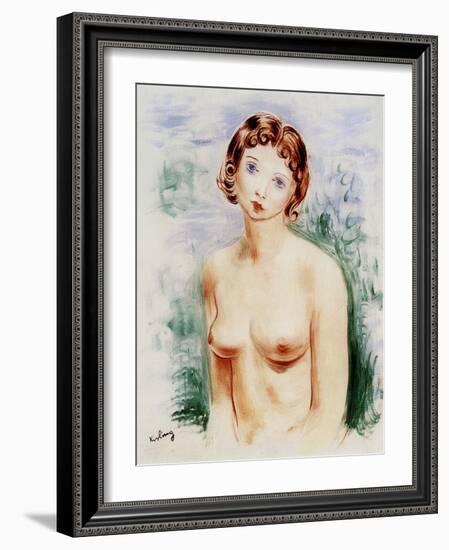 Female Nude, 20th Century-Moise Kisling-Framed Giclee Print