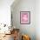 Female Nude Back View Pink-Francesco Gulina-Framed Photographic Print displayed on a wall