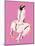 Female Nude Back View Pink-Francesco Gulina-Mounted Photographic Print