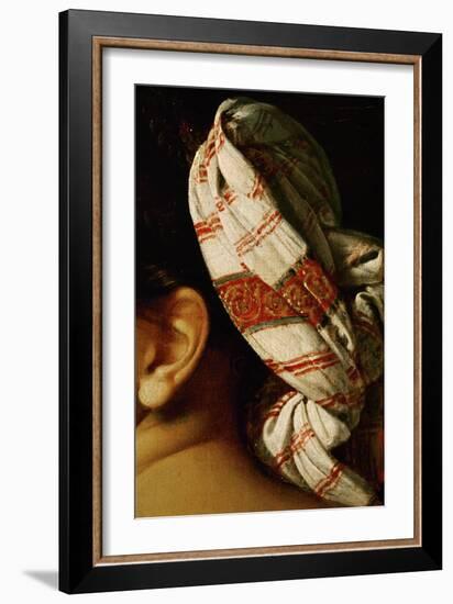 Female Nude, Backview, Detail of the Turban-Jean-Auguste-Dominique Ingres-Framed Giclee Print