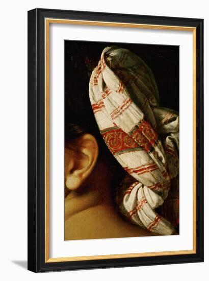 Female Nude, Backview, Detail of the Turban-Jean-Auguste-Dominique Ingres-Framed Giclee Print
