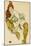 Female Nude Clasping Right Leg, 1917-Egon Schiele-Mounted Giclee Print