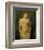 Female Nude, Green Curtain-Félix Vallotton-Framed Giclee Print