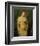 Female Nude, Green Curtain-Félix Vallotton-Framed Giclee Print