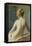 Female Nude (Oil on Board)-Albert Henry Collings-Framed Premier Image Canvas