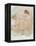 Female nude (pencil and w/c on paper)-Auguste Rodin-Framed Premier Image Canvas