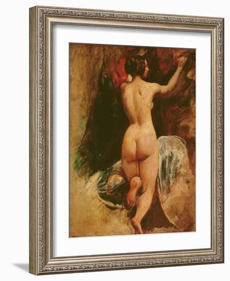 Female Nude Seen from the Back, C.1835-40-William Etty-Framed Giclee Print