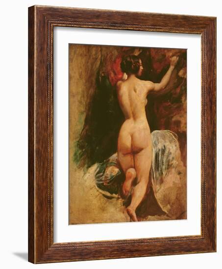 Female Nude Seen from the Back, C.1835-40-William Etty-Framed Giclee Print