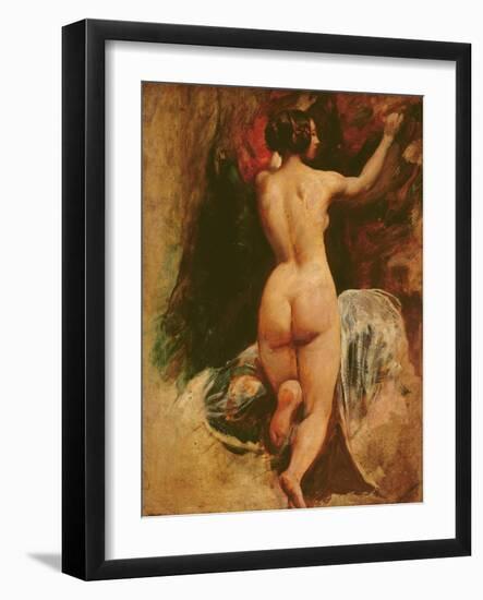 Female Nude Seen from the Back, C.1835-40-William Etty-Framed Giclee Print