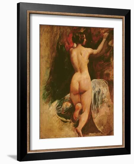 Female Nude Seen from the Back, C.1835-40-William Etty-Framed Giclee Print