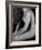 Female Nude Sitting with Face Covered by Long Hair-Winfred Evers-Framed Photographic Print