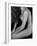 Female Nude Sitting with Face Covered by Long Hair-Winfred Evers-Framed Photographic Print