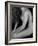 Female Nude Sitting with Face Covered by Long Hair-Winfred Evers-Framed Photographic Print