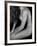 Female Nude Sitting with Face Covered by Long Hair-Winfred Evers-Framed Photographic Print