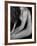 Female Nude Sitting with Face Covered by Long Hair-Winfred Evers-Framed Photographic Print