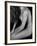 Female Nude Sitting with Face Covered by Long Hair-Winfred Evers-Framed Photographic Print