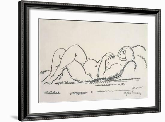 Female Nude; Weiblicher Akt, C.1912-Alexej Von Jawlensky-Framed Giclee Print