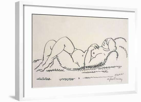 Female Nude; Weiblicher Akt, C.1912-Alexej Von Jawlensky-Framed Giclee Print