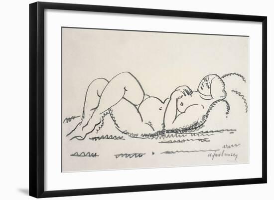 Female Nude; Weiblicher Akt, C.1912-Alexej Von Jawlensky-Framed Giclee Print