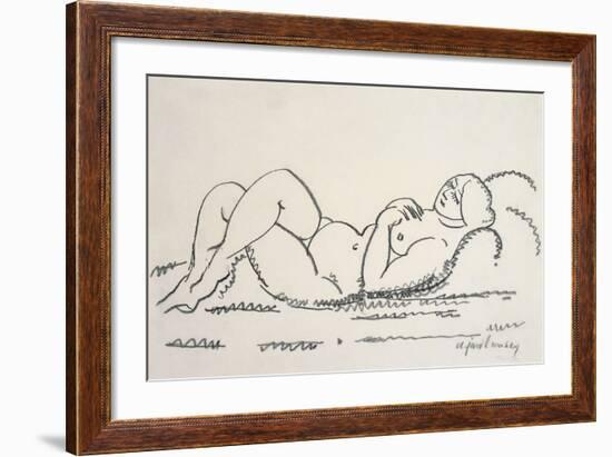 Female Nude; Weiblicher Akt, C.1912-Alexej Von Jawlensky-Framed Giclee Print