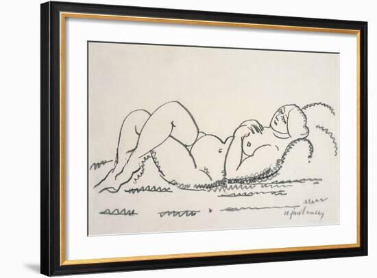 Female Nude; Weiblicher Akt, C.1912-Alexej Von Jawlensky-Framed Giclee Print