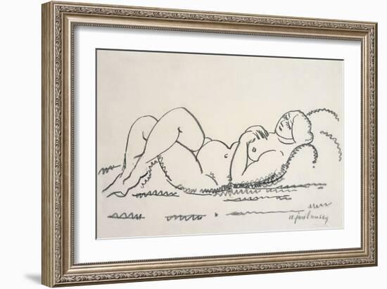 Female Nude; Weiblicher Akt, C.1912-Alexej Von Jawlensky-Framed Giclee Print