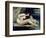 Female Nude with a Dog-Gustave Courbet-Framed Giclee Print