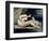 Female Nude with a Dog-Gustave Courbet-Framed Giclee Print